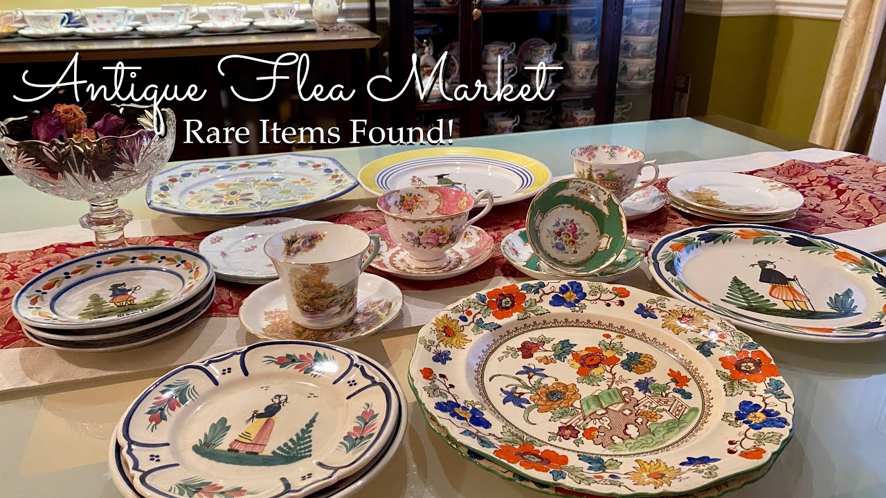 Покупайте вместе со мной редкие чашки на популярном антикварном рынке! / Mason's , Royal Albert