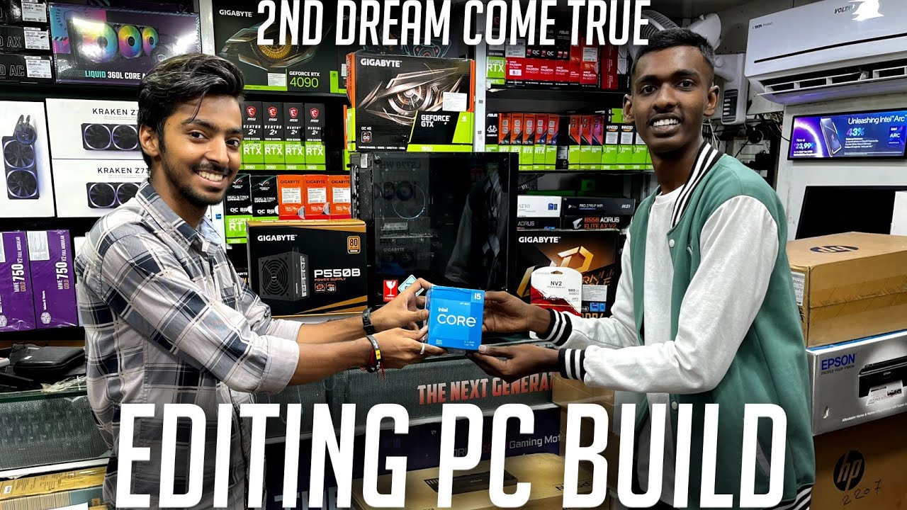 My first EDITING PC build | pc build under 60k