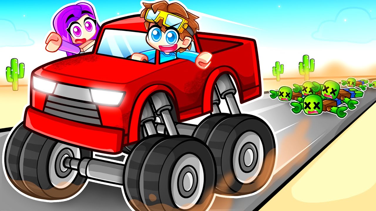 Nico vs MONSTER TRUCK in a dusty trip…