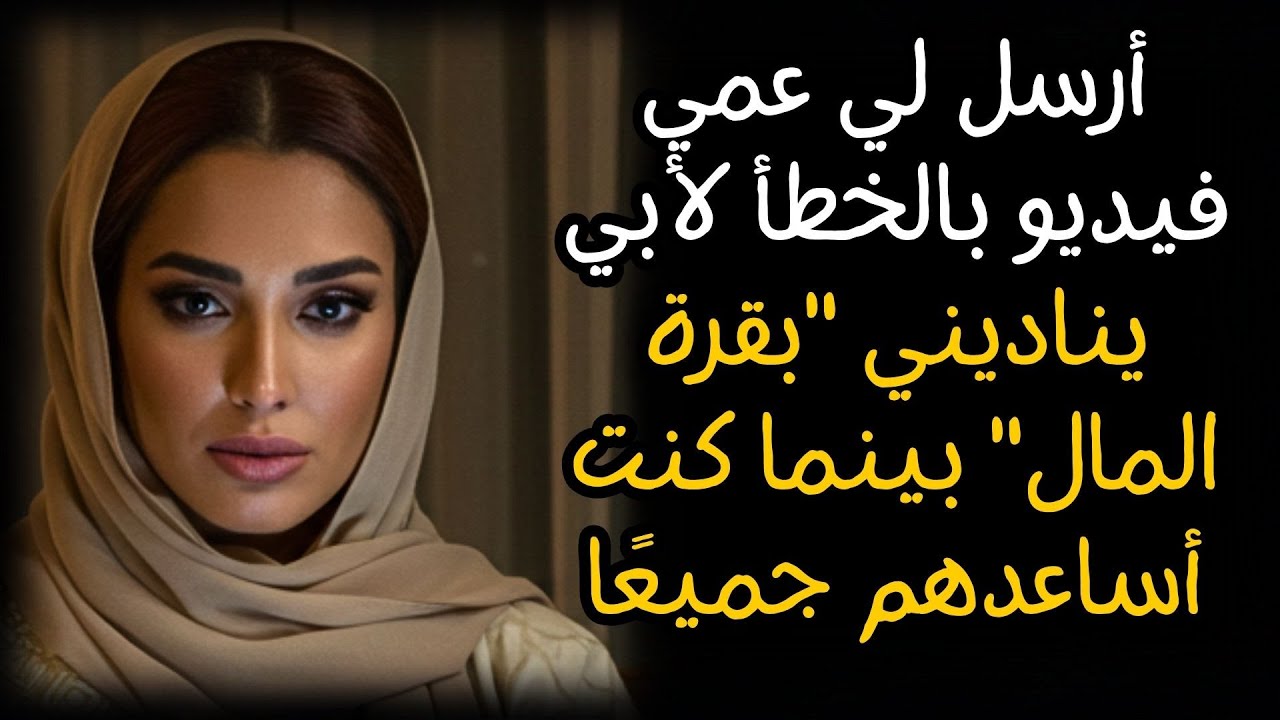 أرسل لي عمي فيديو بالخطأ لأبي يناديني 