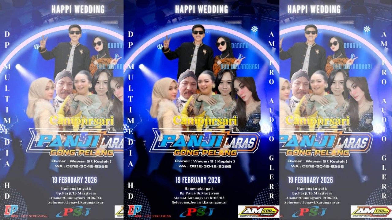 🔴📡LIVE PANJI LARAS  // WEDDING DANANG & AYU // AM PRO AUDIO // DP MULTIMEDIA