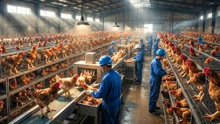 Inside the World’s Largest Dong Tao Chicken Factory: Automated Breeding, Sorting & Packaging