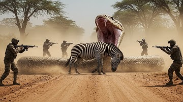 Brave Heroes Save Poor Elephant From Deadly Giant Mutant Python🐍