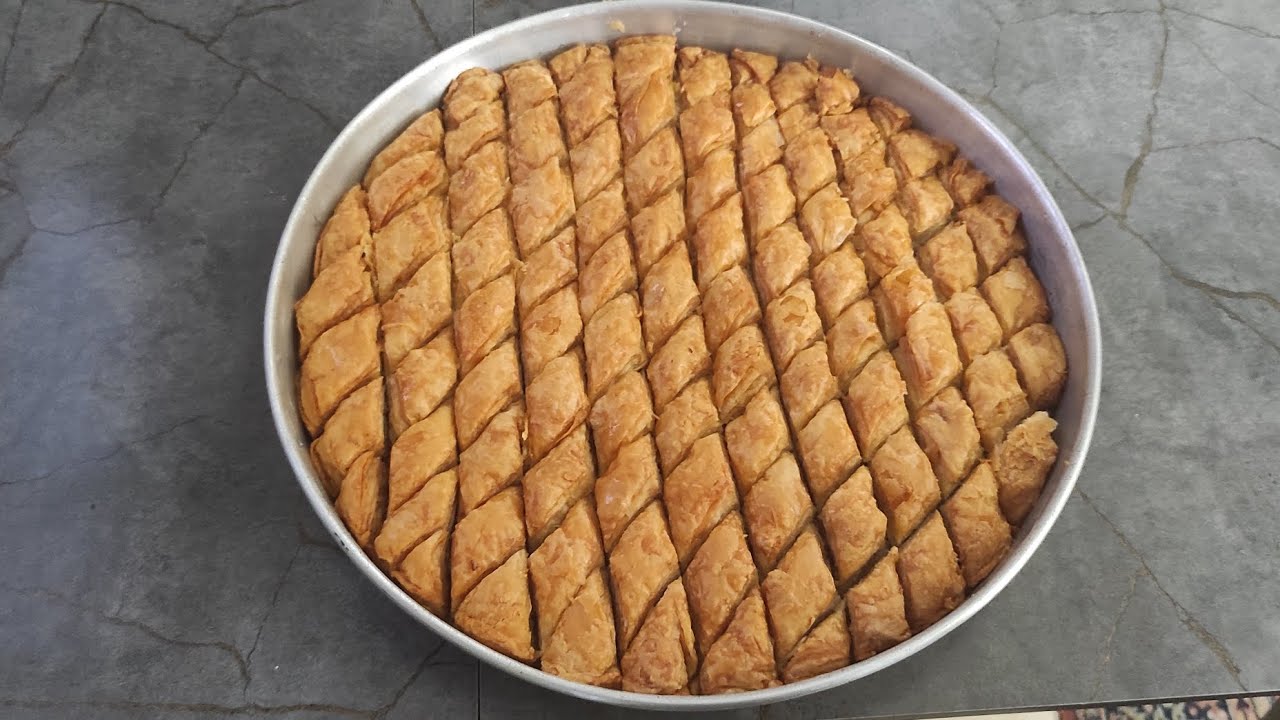 60 Kat baklava tarifi 👉tek tek uğraşmak yok 🤌ev yapımı anne baklavası