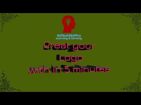 Create your logo in 5 minutes
