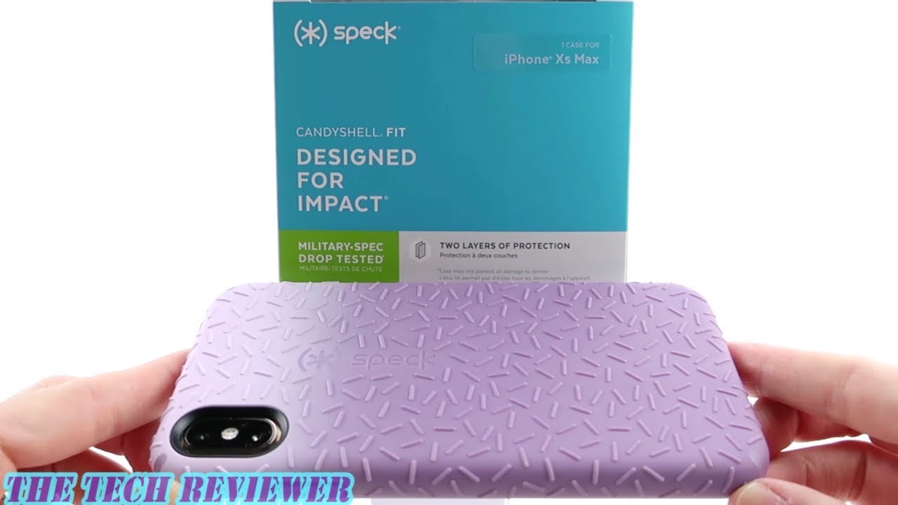 Speck iPhone XR Candyshell Grip Case, Purple & Blue 