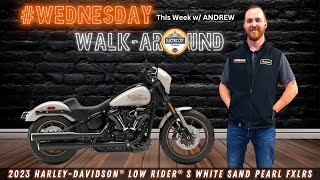 2023 HARLEY-DAVIDSON® LOW RIDER® S WHITE SAND PEARL FXLRS: #harleydavidson #motorcycle  #wednesday
