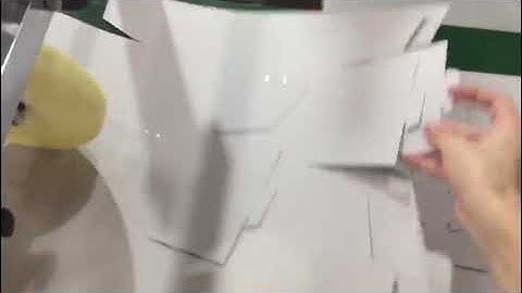 UTM650 Automatic Tissue Box Film Window Patching Machine Patcher