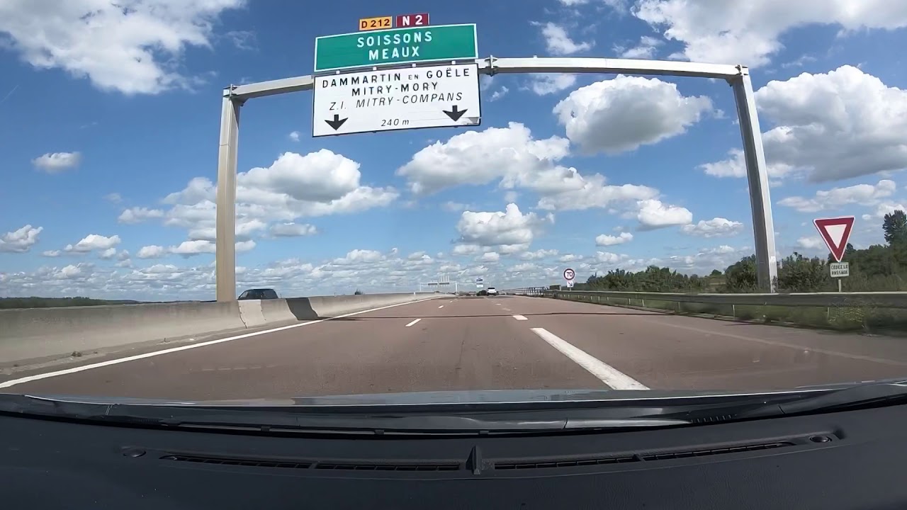 Driving to Disneyland Paris From Airport. YouTube