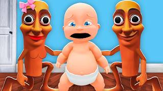 Baby Escapes TUNG TUNG SAHUR FAMILY!