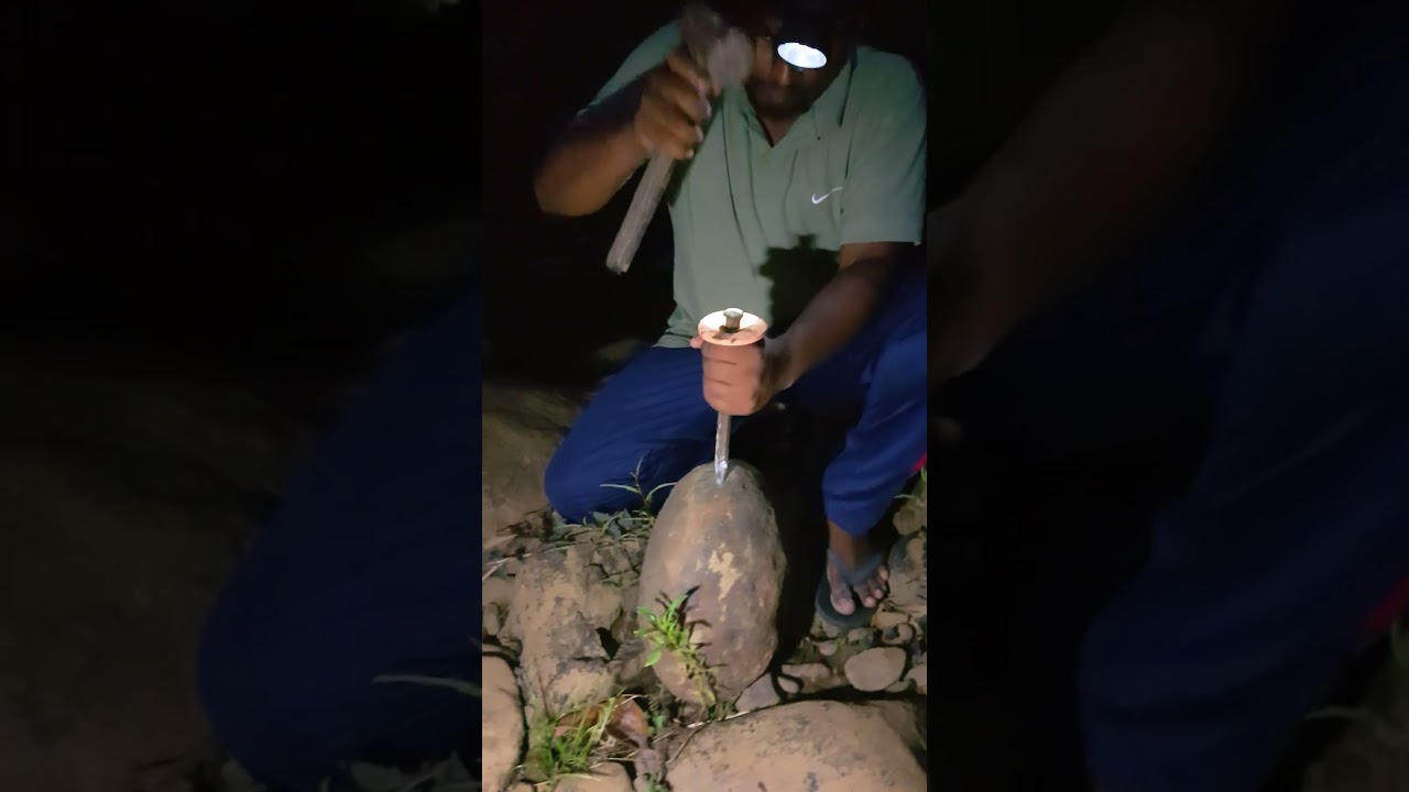 Cracking a Perfect Round Rock… What’s Inside? 🤯