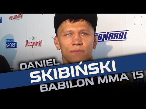 Daniel Skibiński po wygranej na Babilon MMA 15: Nie mam takiej satysfakcji, jak po ciężkim boju