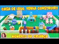 CASA DE LEGO NOVA !! VENHA CONSTRUIR COM A TIA CRIS