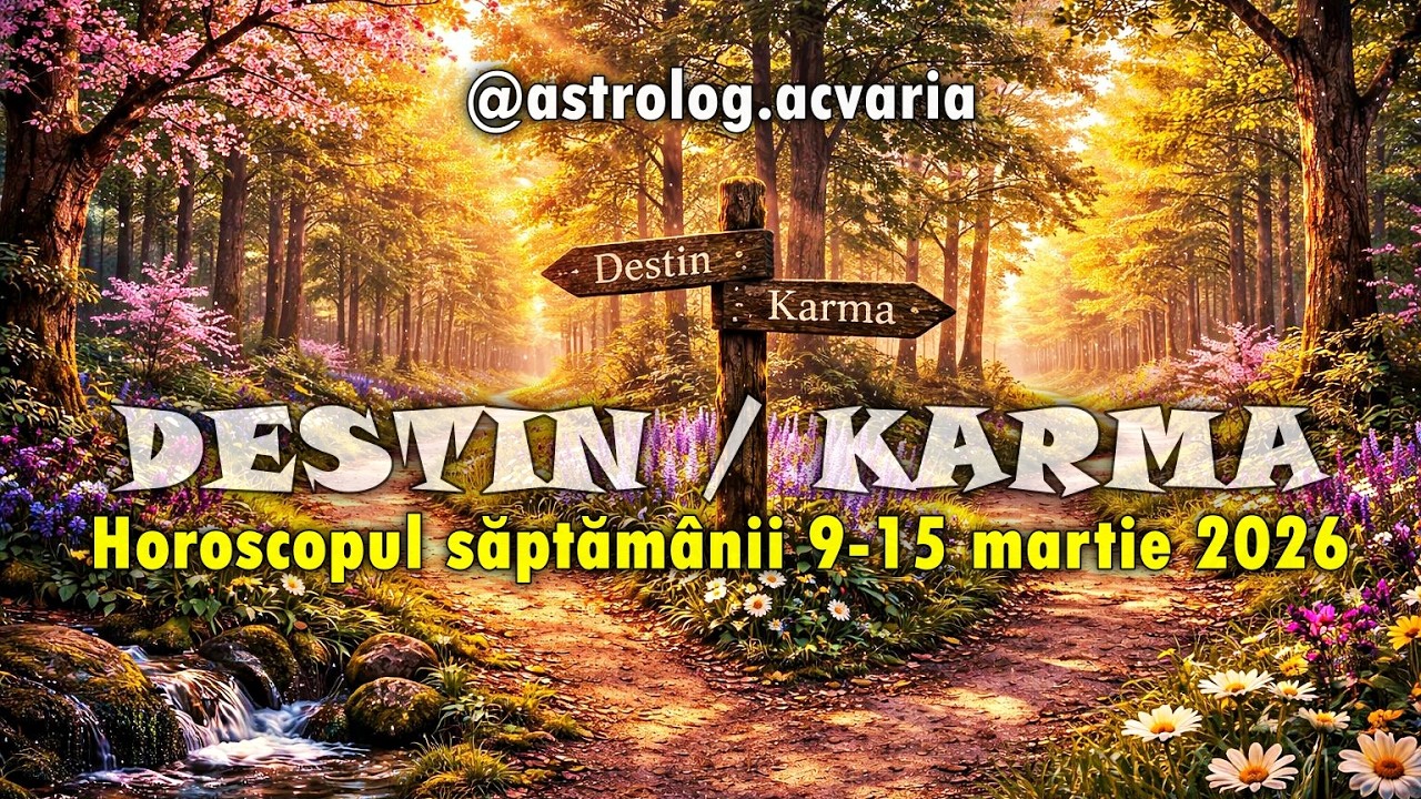 Intersectie de sensuri 🔁 HOROSCOPUL SAPTAMANII 9-15 MARTIE 2026 cu @astrolog.ACVARIA