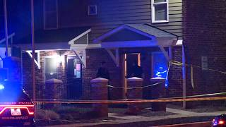 SCENE VIDEO: Man shot in leg at Northside apartments
