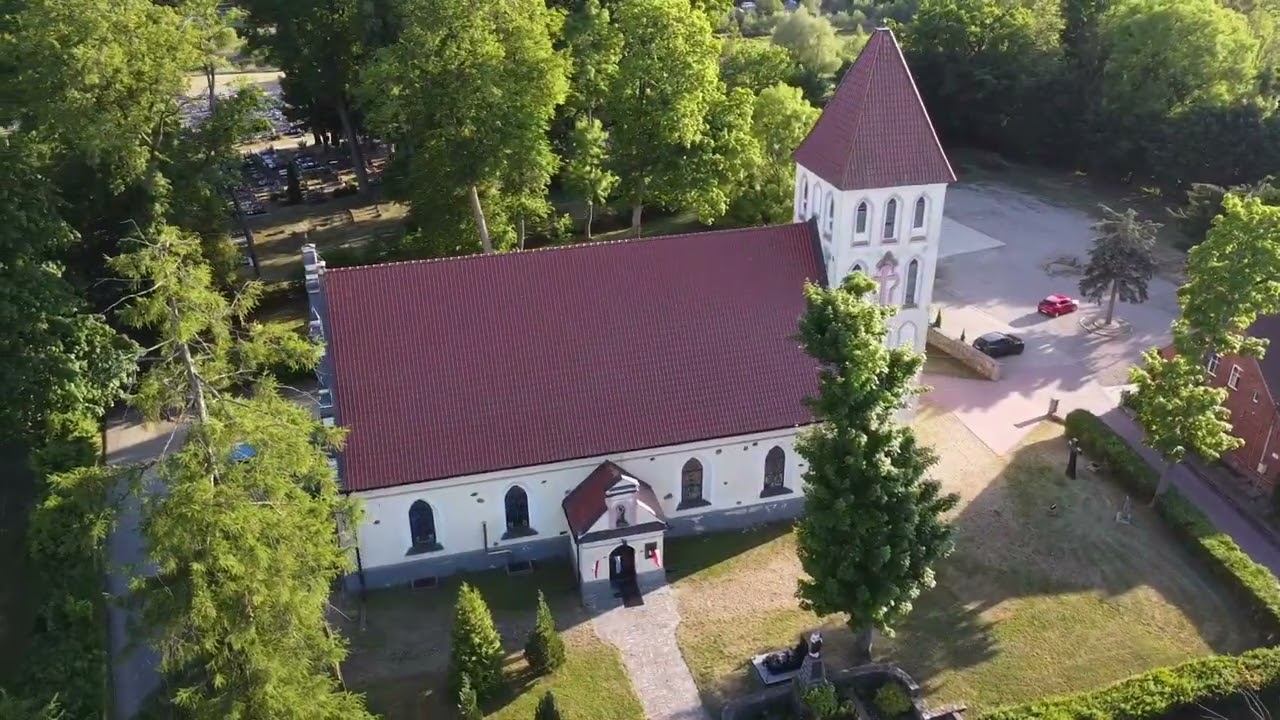 Banie Mazurskie z lotu ptaka