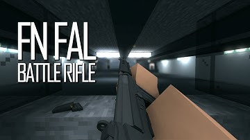 THE POWERFULL .308 BATTLE RIFLE! | Mine-Imator FN FAL