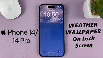 iPhone 14/14 Pro: How To Use Weather Wallpaper On Lock Screen