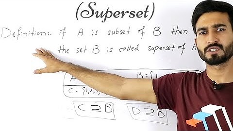 Superset|What is Superset?|Sets|Basic Maths|Hindi/Urdu|MathUse