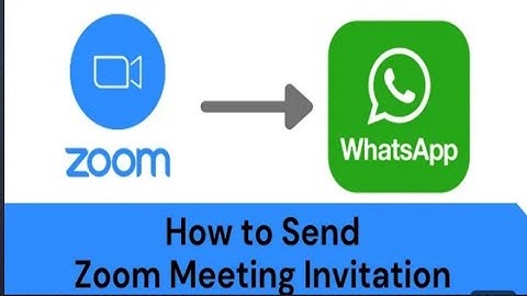 How To Create & Share Zoom Meeting Link On WhatsApp 2022 | Invite In Zoom Meeting | Zoom App