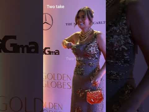 الجمال كله هنا شيحة من حفل جولدن جلوب