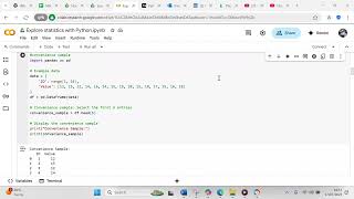 How to perform convenience sampling in Python