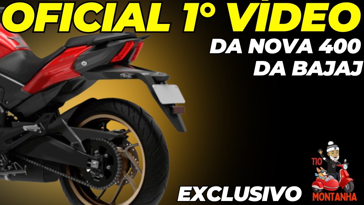 OFICIAL 1° VÍDEO Nova 400 da Bajaj - YouTube