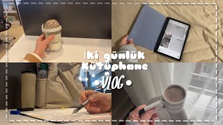 İki̇ Günlük Kütüphane Vloğu Ütüphanevlog Inav