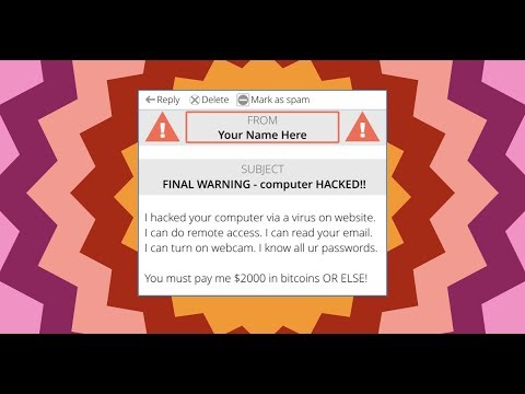 Beware sextortionists spoofing your own email address