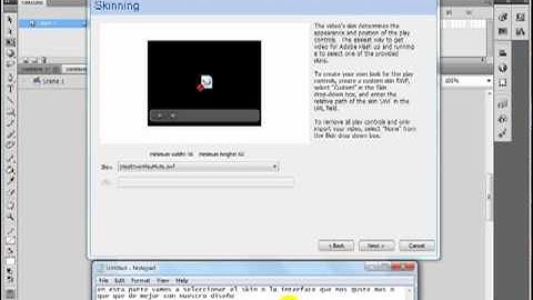 importar video a flash con componentes