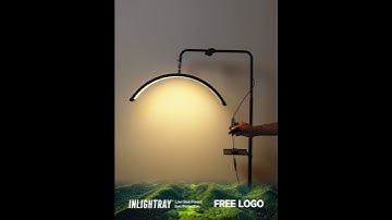 Free LOGO Rotatable Lashes Lamps Half Moon Light Led Moon Lamp