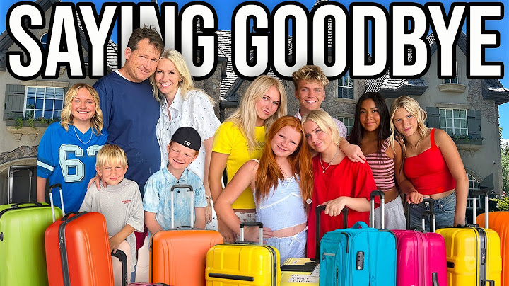 10 KiDS PACKiNG AND MOViNG TO MAUi!! SAYING GOODBYE.. 😢