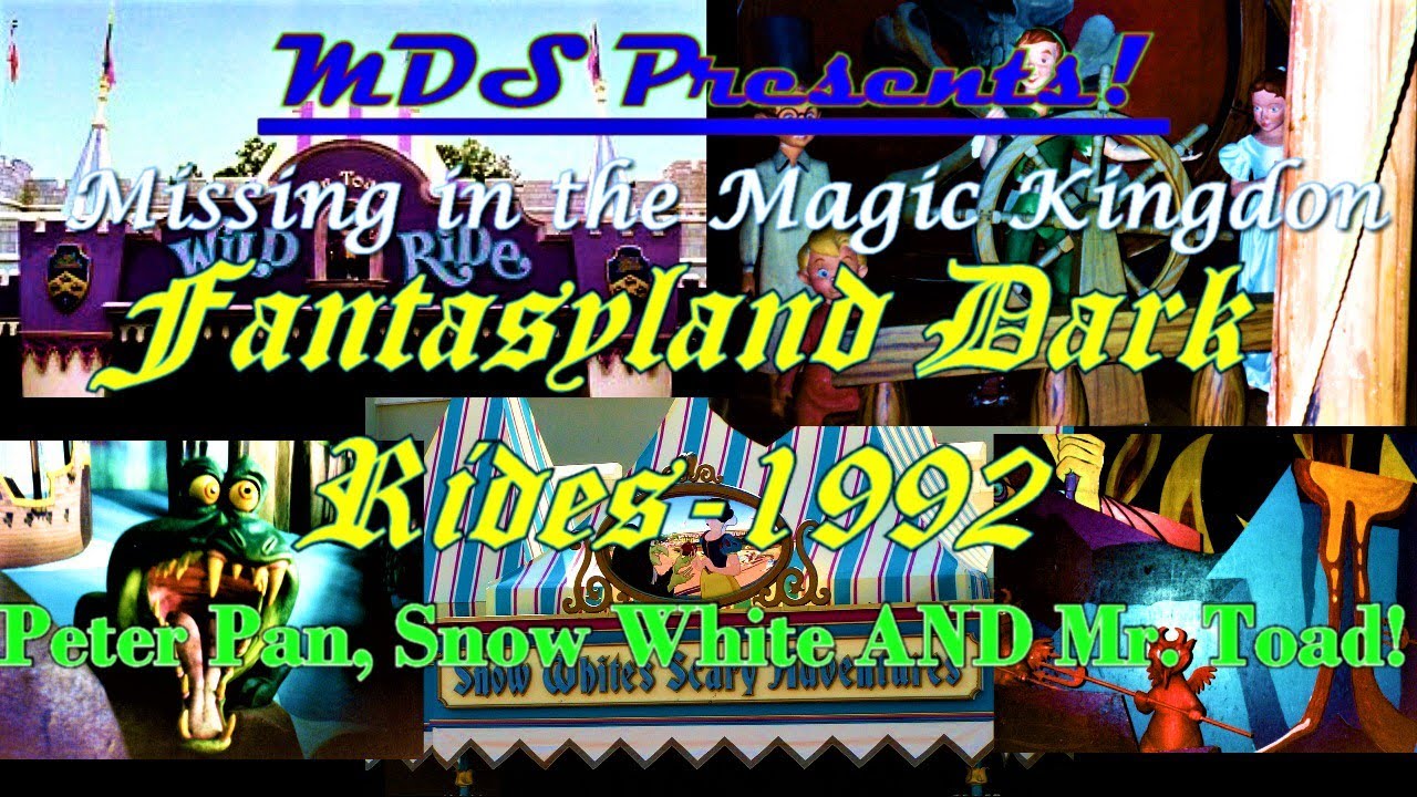 Missing in the Magic Kingdom Fantasyland Dark Rides1992 YouTube