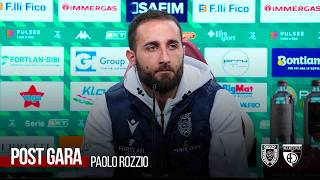 INTERVIEW | Paolo Rozzio after the Reggiana-Mantova match