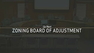 Zoning Board of Adjustment | April 27, 2022 Zoning Board of Adjustment | April 27, 2022