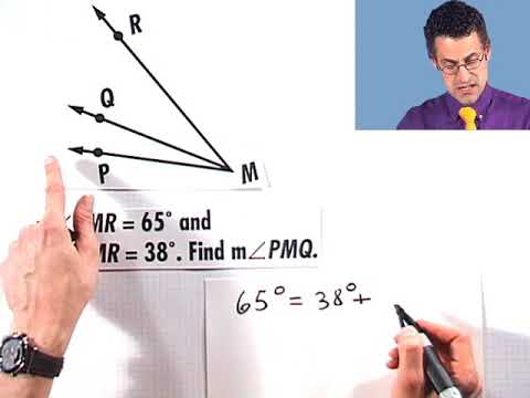 Using the Angle Addition Postulate to Measure Angles