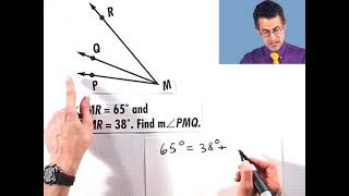 Using the Angle Addition Postulate to Measure Angles