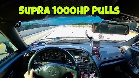 Took My 1000 HP MKIV Supra Out For A Cruise & Ended Up With A Reaction, Race, & POV Video.