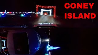 Full 360 Degree Coney Island Cincinnati Christmas Nights of Lights