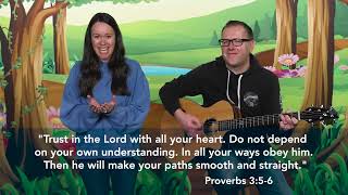 Proverbs 3:5-6 | Memory Verse Song | Kid-O-Deo