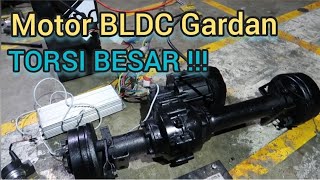 Test Motor BLDC Gardan