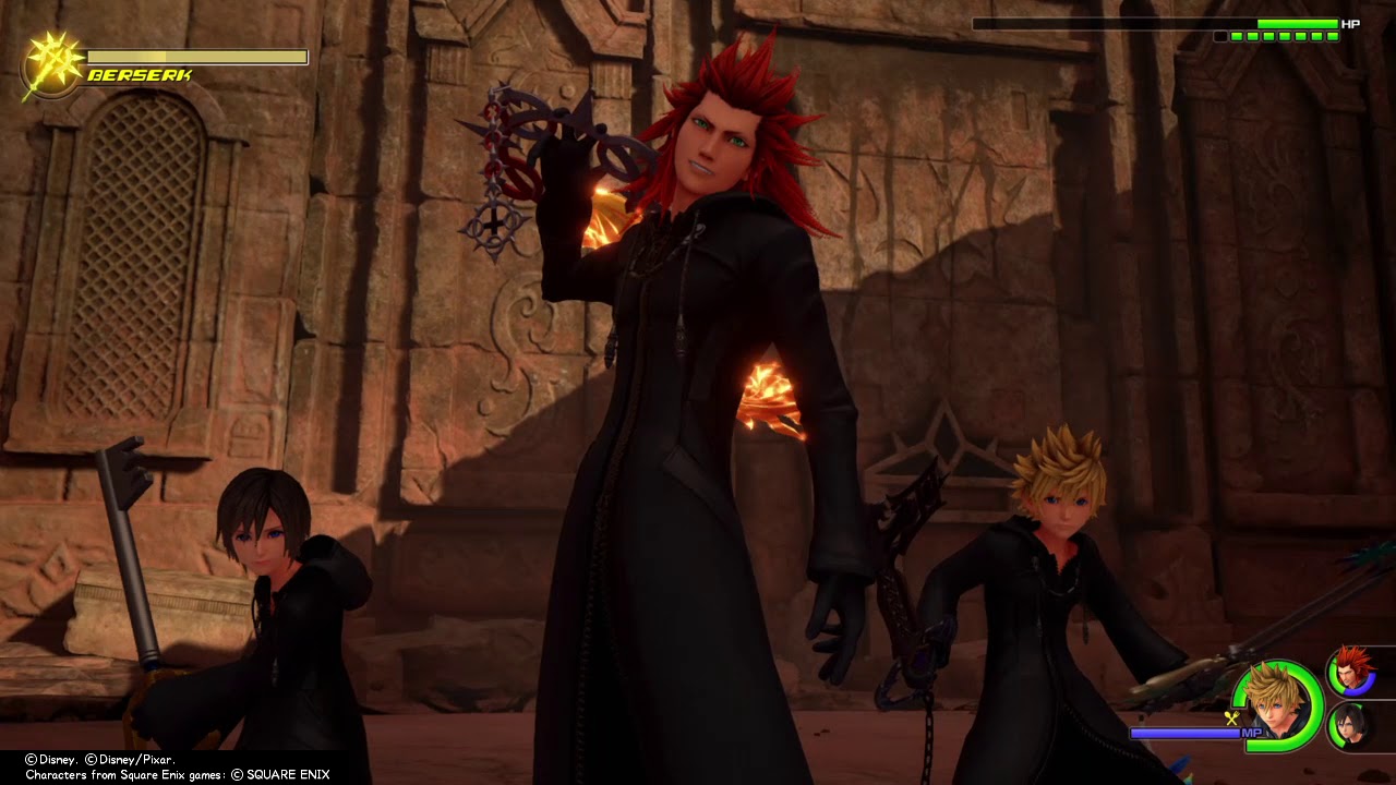 KH3 Remind Saix and Xemnas (no damage, crit) YouTube