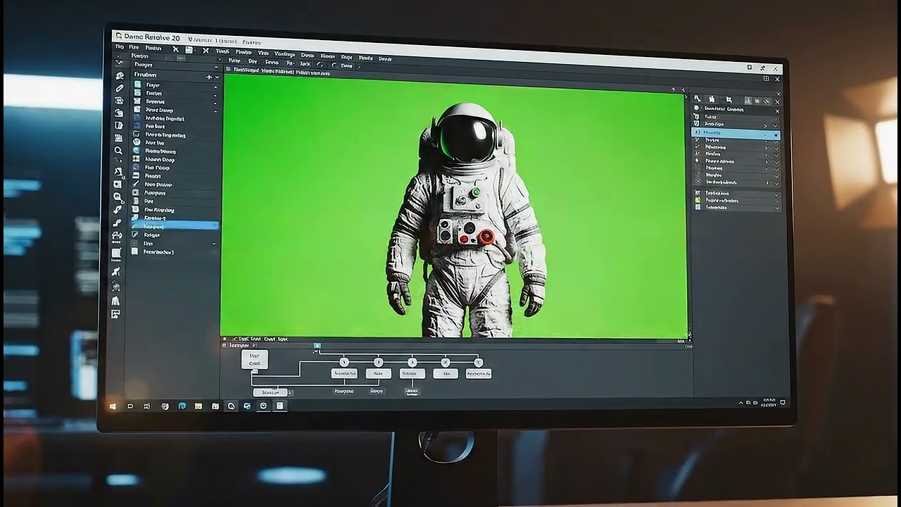 Cinematic Davinci Resolve 20 Green Screen Removal: Transform Your Footage with VFX