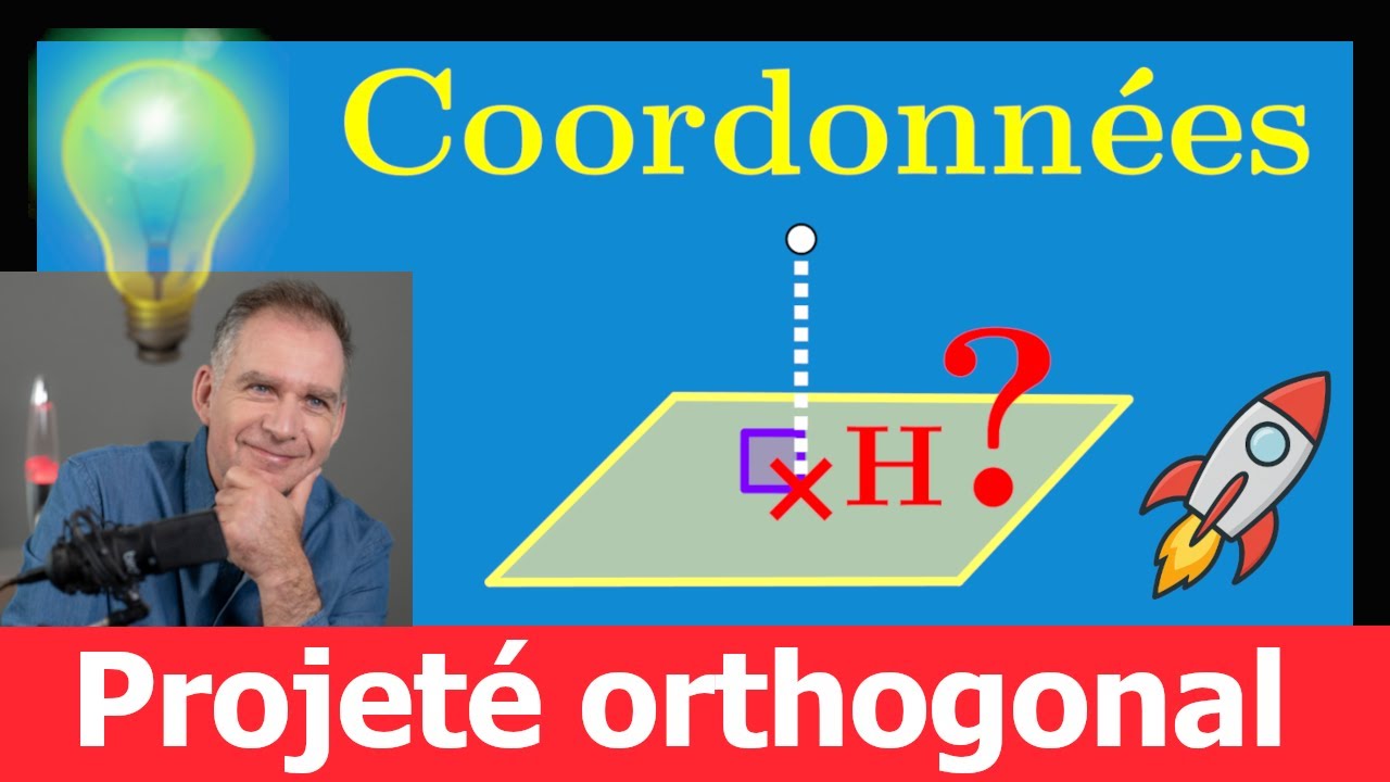 Coordonnées du Projeté Orthogonal d'un Point sur un Plan 🚀 Méthode expliquée pas à pas 💪