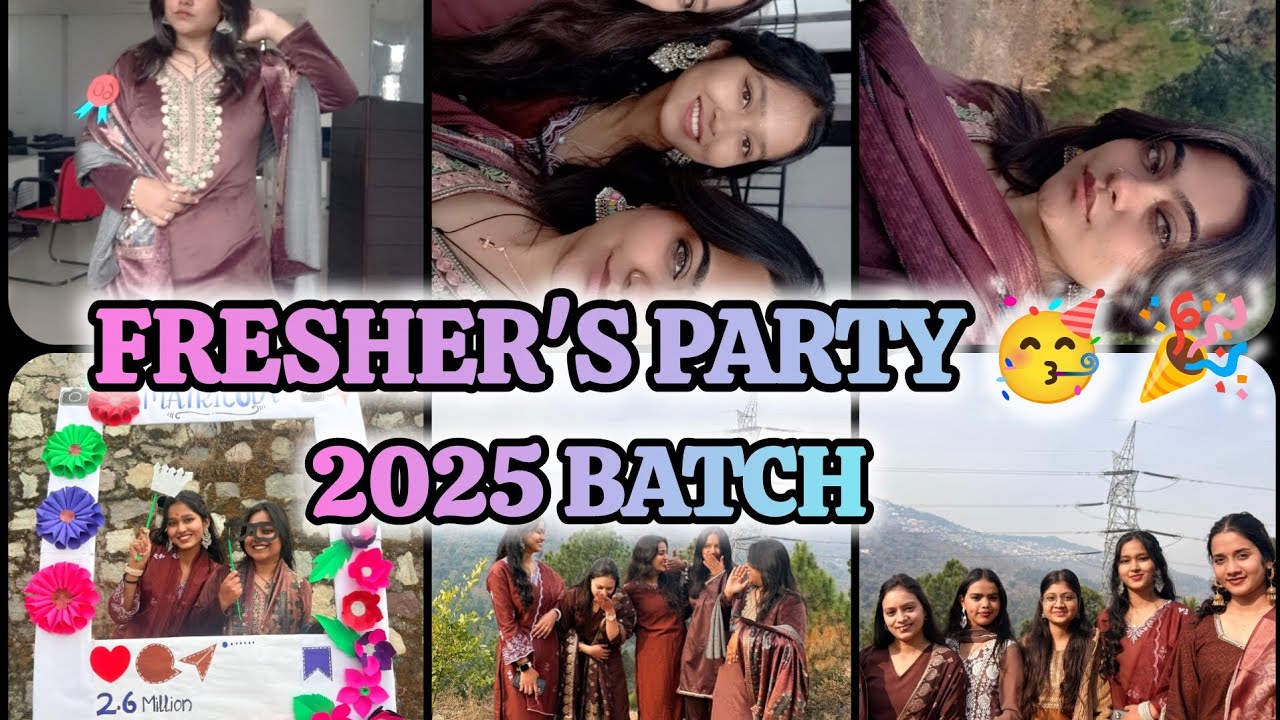 FRESHER'S PARTY 🥳 🎉 of 2025-2026 batch 
