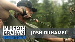 Buddy games with Josh Duhamel: Arrows, axes and beer