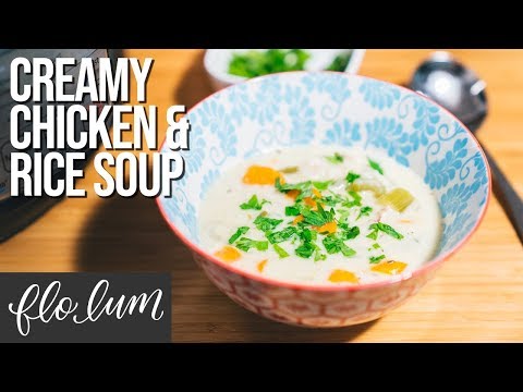 Creamy Chicken & Rice Soup | Instant Pot