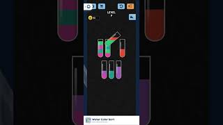 Part 2 | Water Color Sort Android Offline Game #games #gameplay #watercolorsort #watercolorsortgame screenshot 1