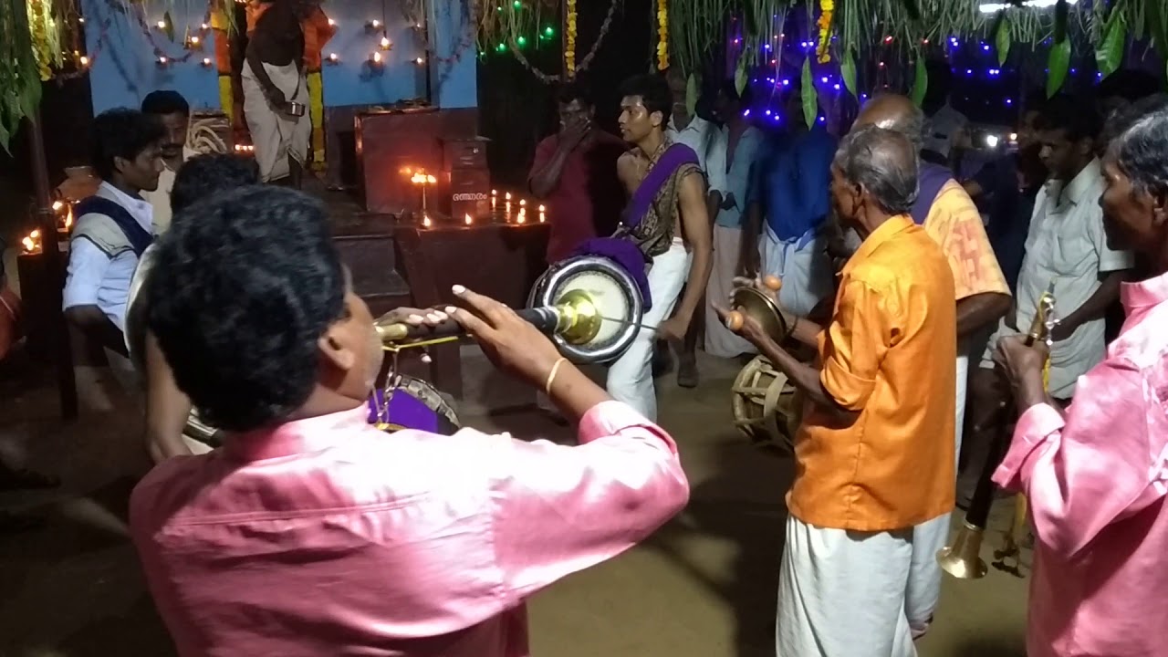 2018 പാലക്കാട് കുത്തനൂർ നെല്ലംപ്പുള്ളി ഊട്ട് മഹോത്സവം ശിവദാസൻ & പ്രകാശൻ പാർട്ടി കവു വാദ്യം