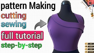 3 Steps Collar Design: Pattern Making, Cut & Sew + Pro Mannequin Result 2025